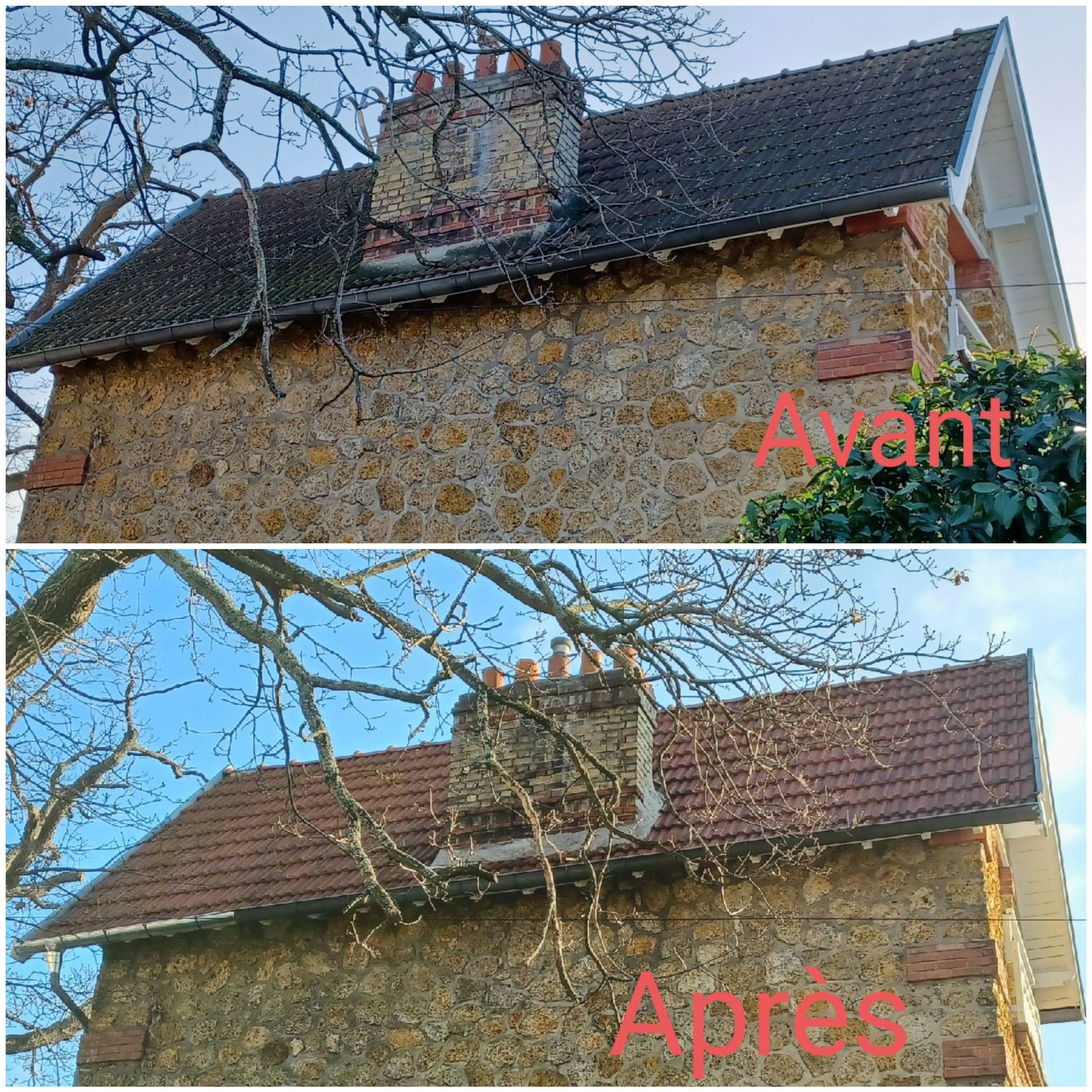 Samuel Couverture - Démoussage à Montfermeil